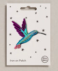 Humming Bird iron on patch