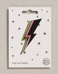Bolt of Lightning iron on patch