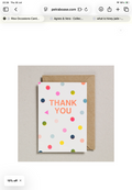 Riso cards Thank you multi spots