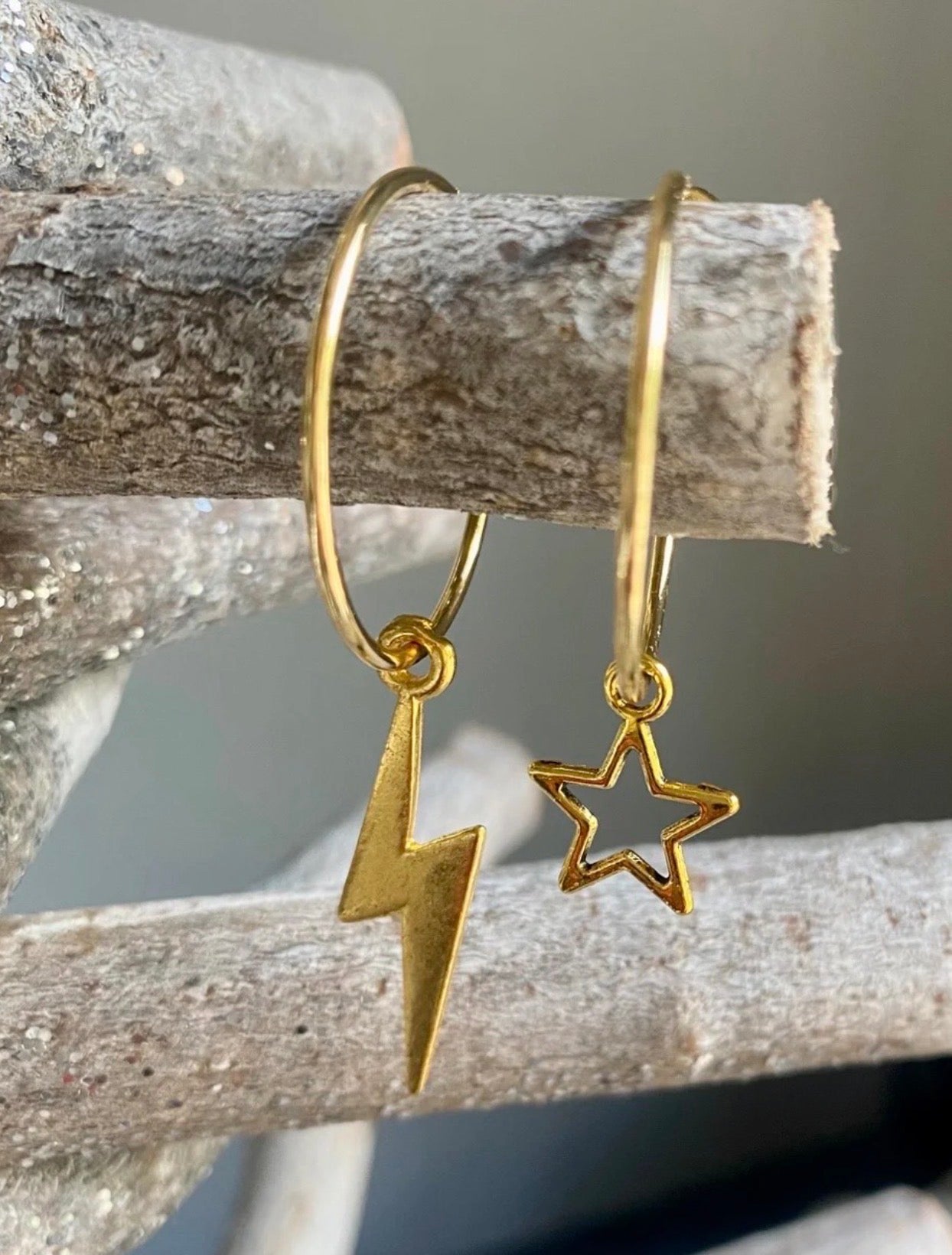 Wish Thunderbolt earrings