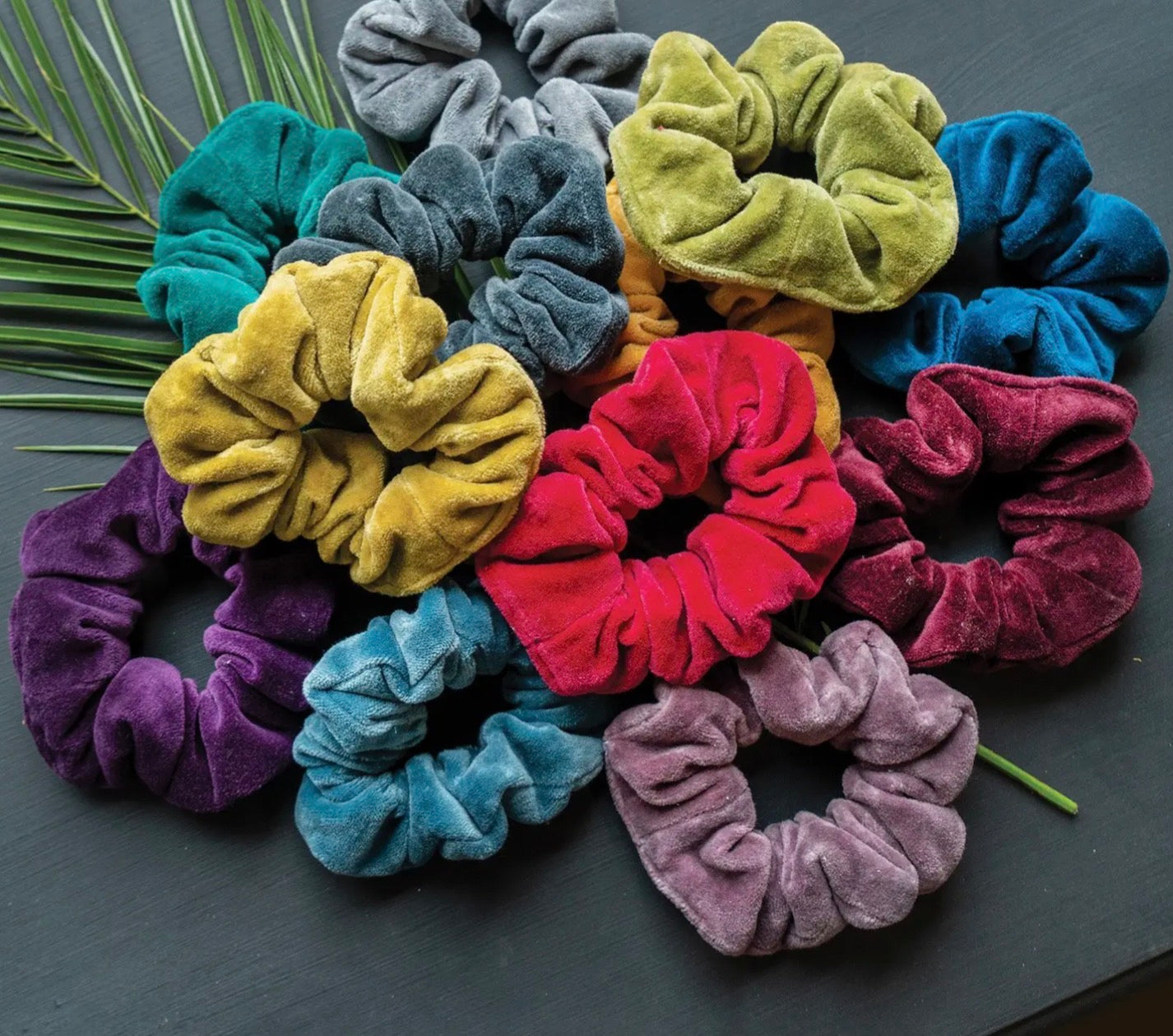 Cotton Velvet Hair Srunchies
