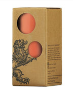 Tall Solid Pillar Candle , Rust