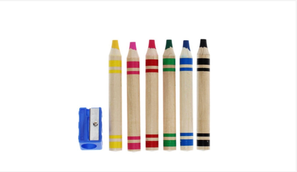 Wooden Jumbo Crayons