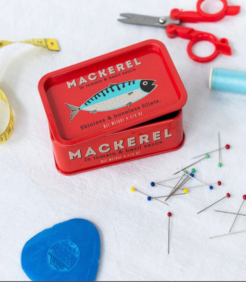 Mackerel Design Storage Tin