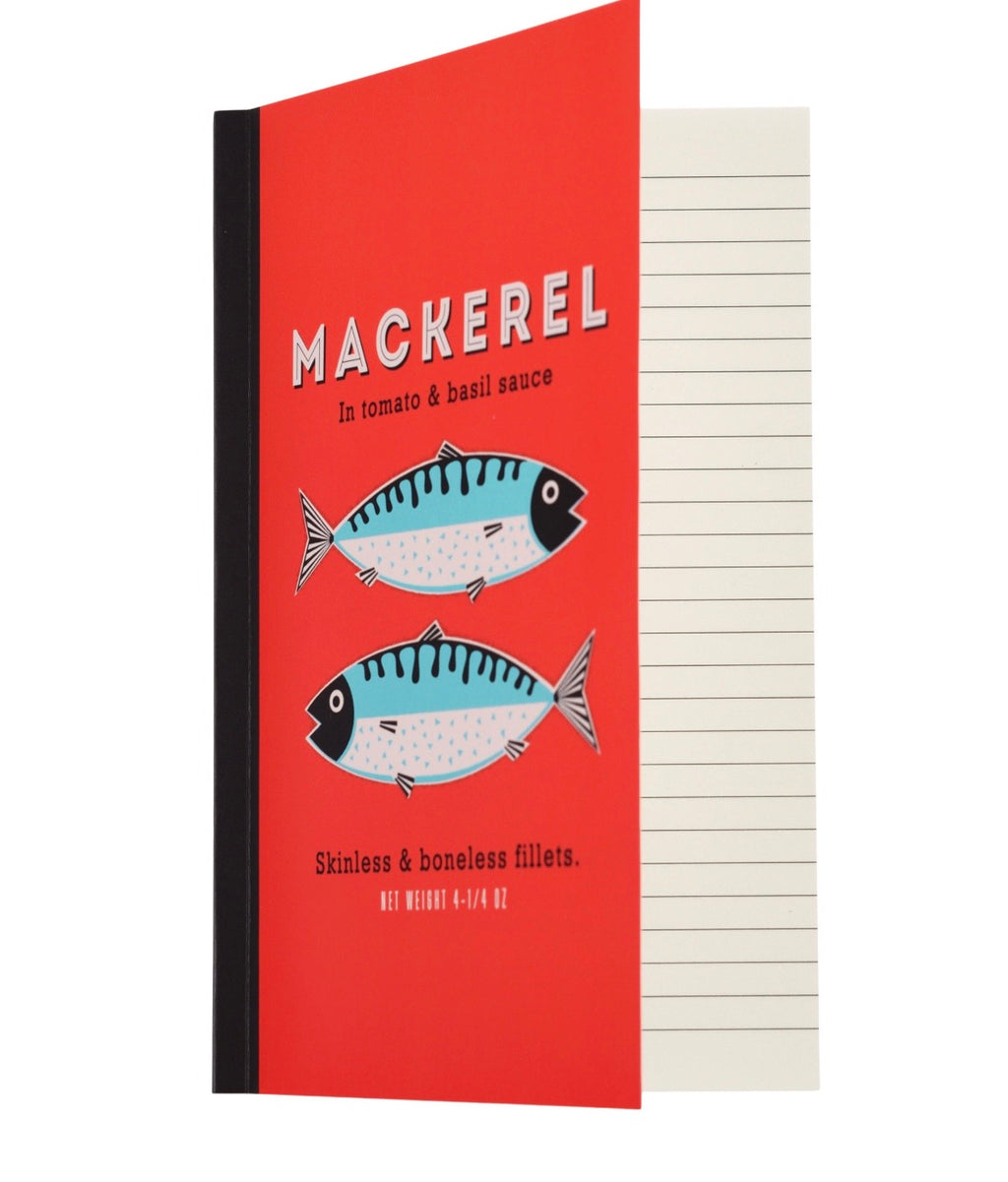 A5 Mackerel Lined Notebook