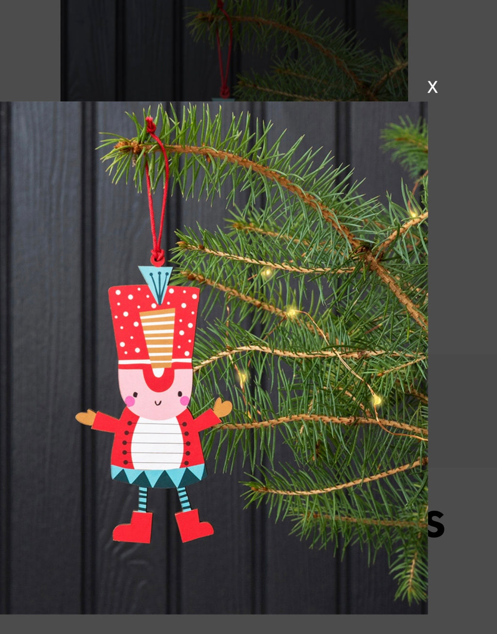 Soldier Hanging Christmas Decoration