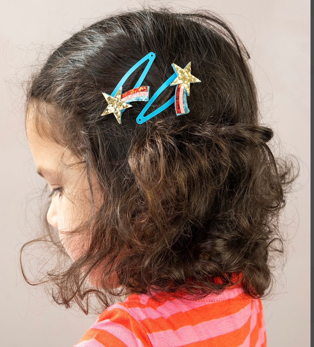 Shooting Star Glitter Hair Clip