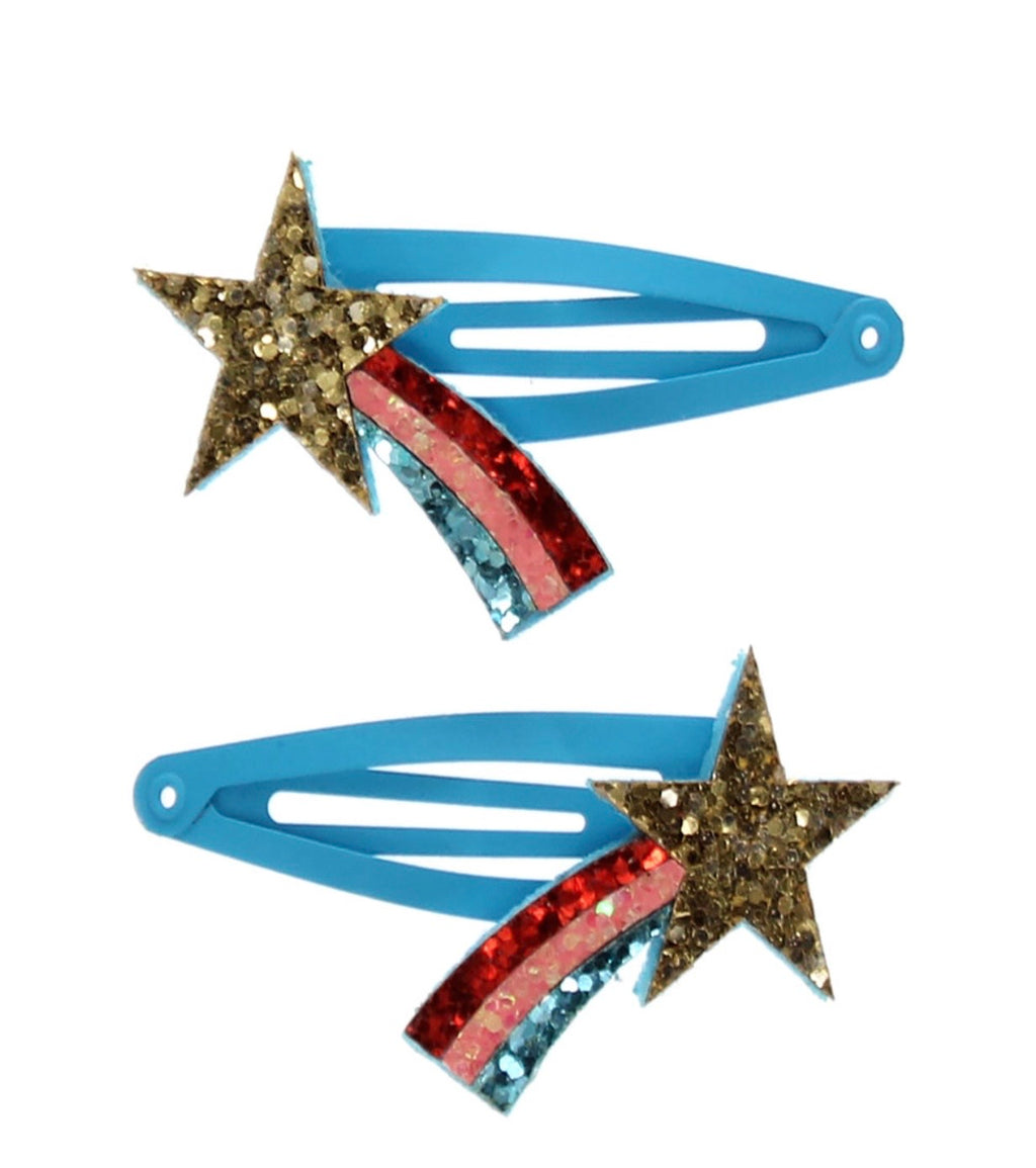 Shooting Star Glitter Hair Clip