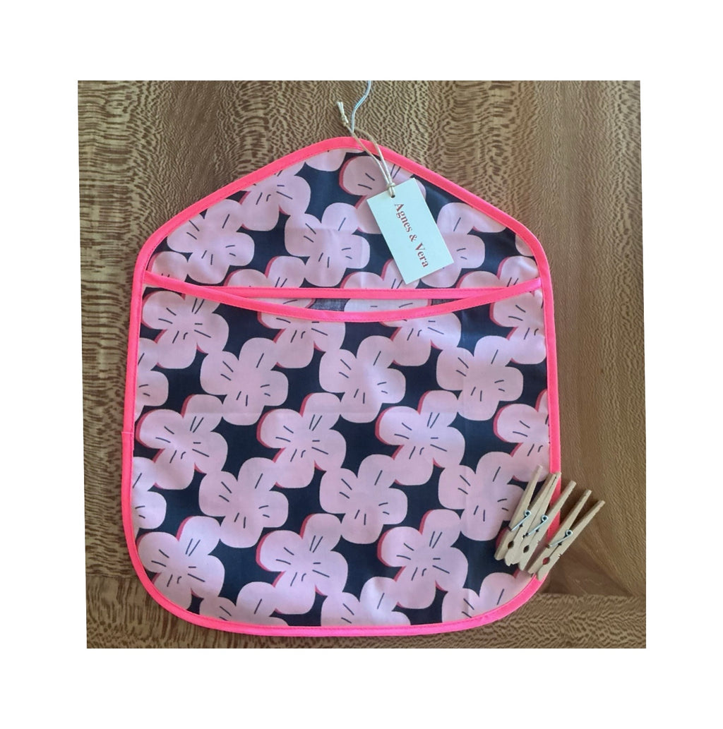 Proper Peg Bag Flower Power Pink
