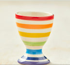 Hand Painted Rainbow Egg Cup