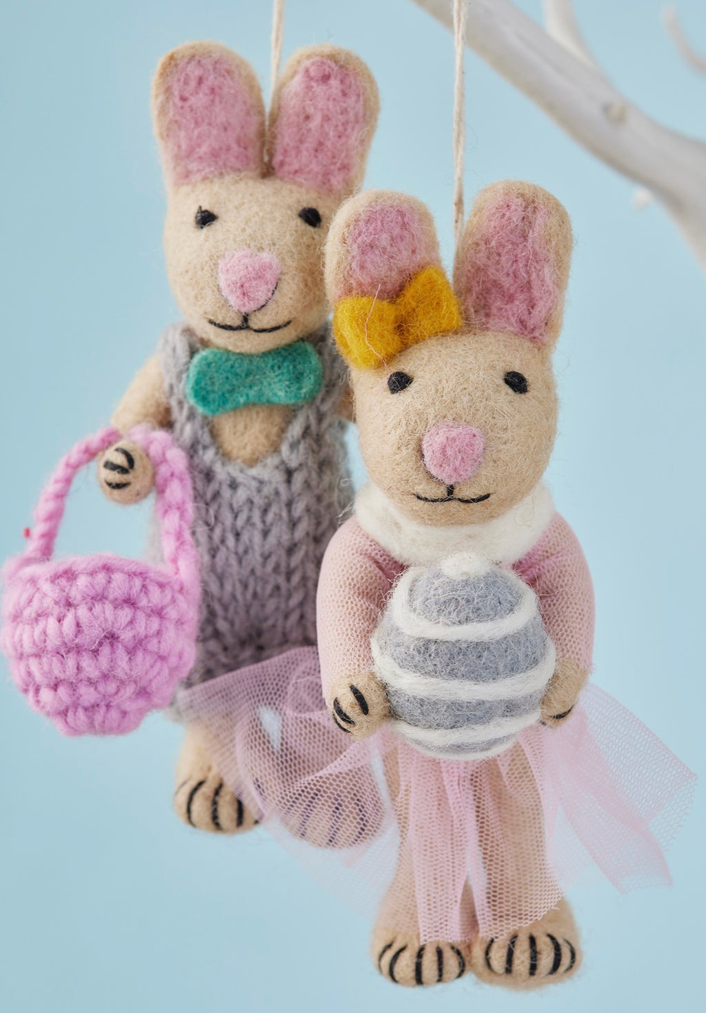 Cute Felt Bunny Decorations