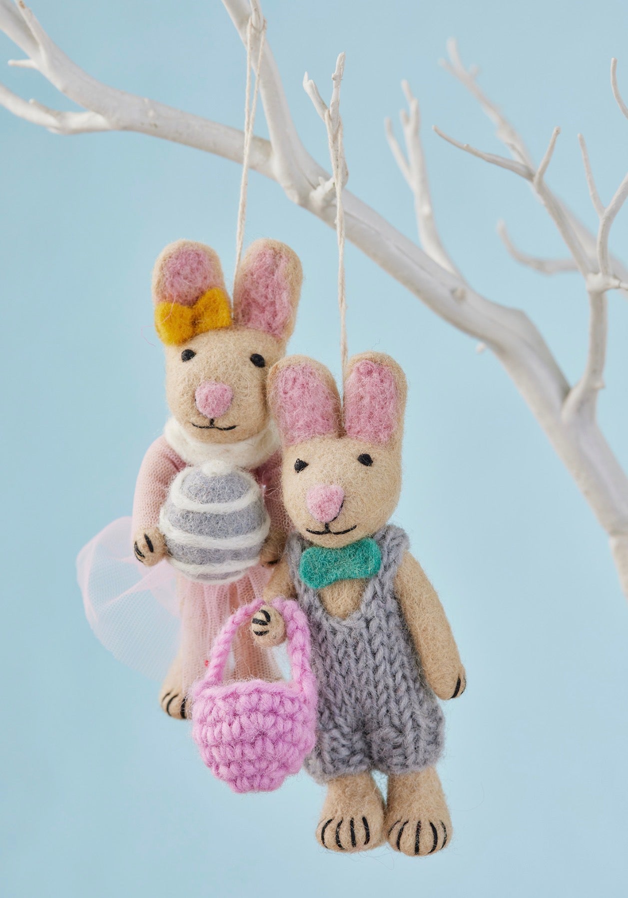 Cute Felt Bunny Decorations