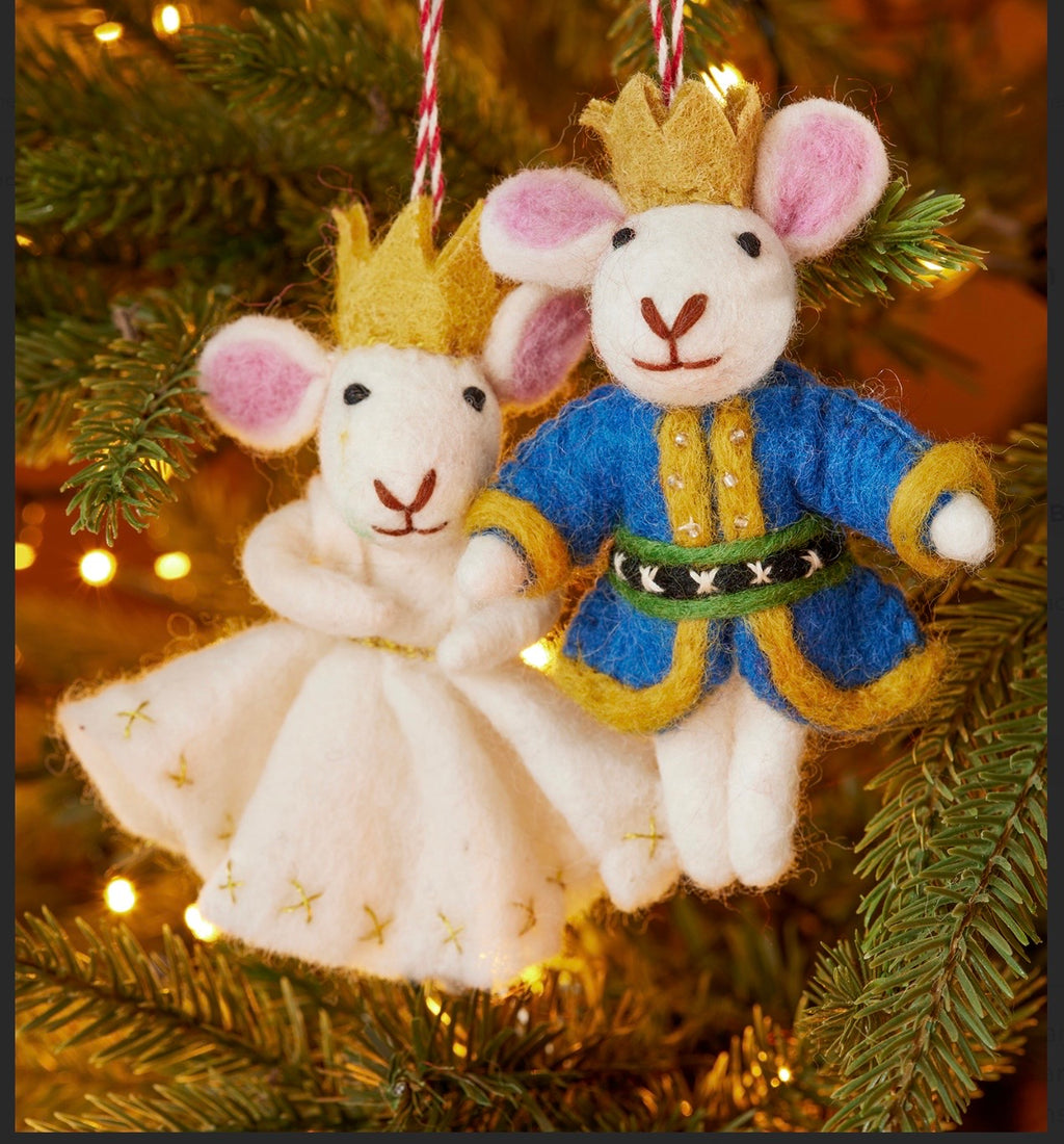 King and Queen Mice Decorations