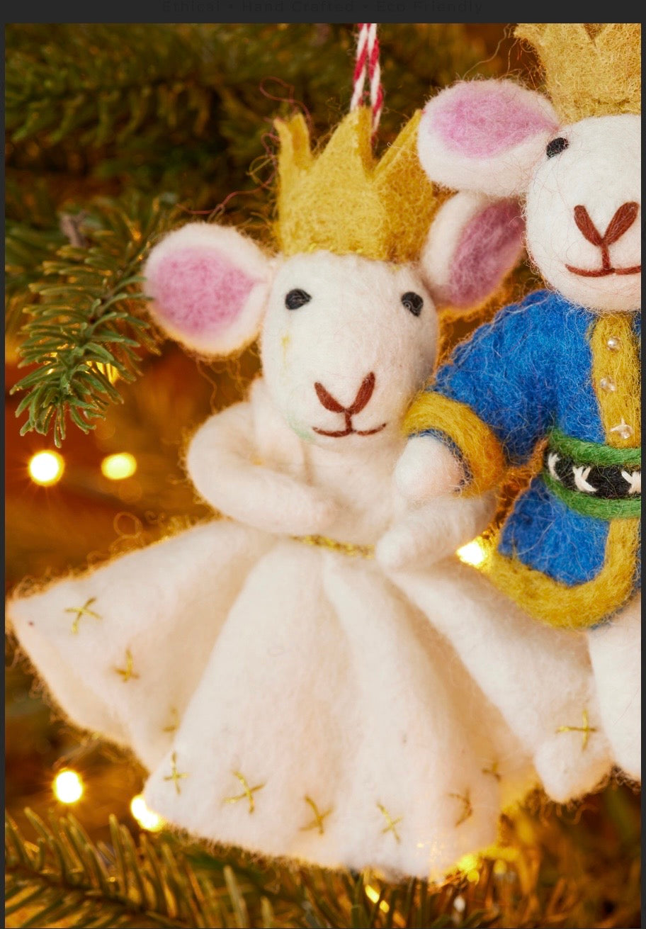 King and Queen Mice Decorations