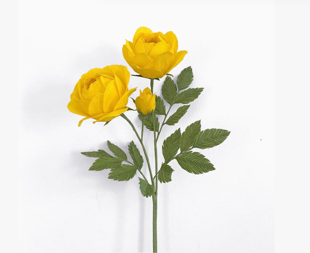 Sulphur Rose Yellow make your own flower kit