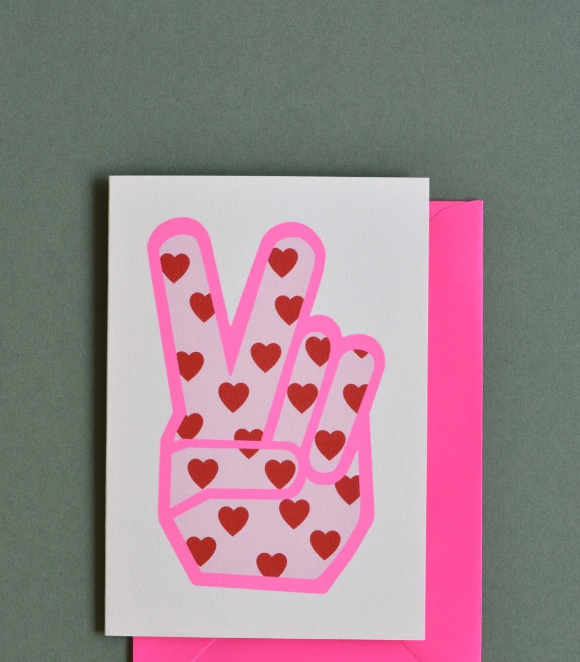 Dandy Star Greeting Card - Peace Sign