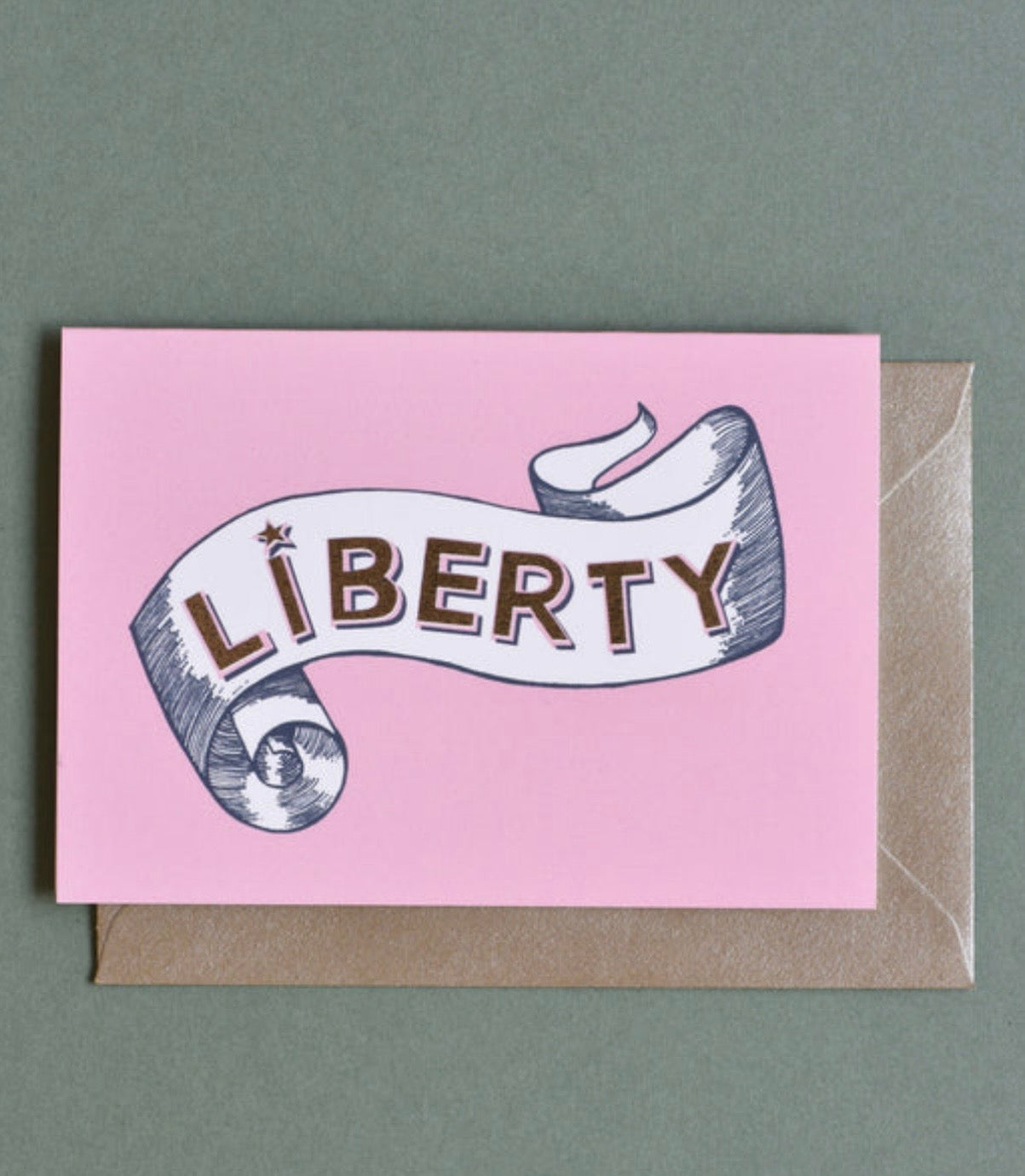 Dandy Star Greetings Card -Liberty