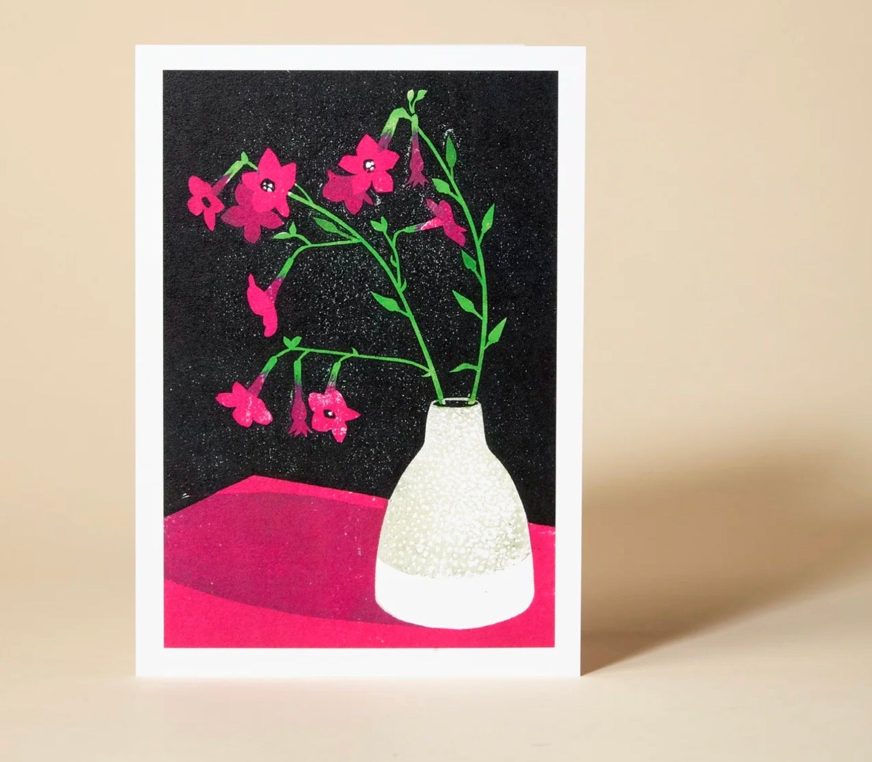 Greetings Card Nicotiana