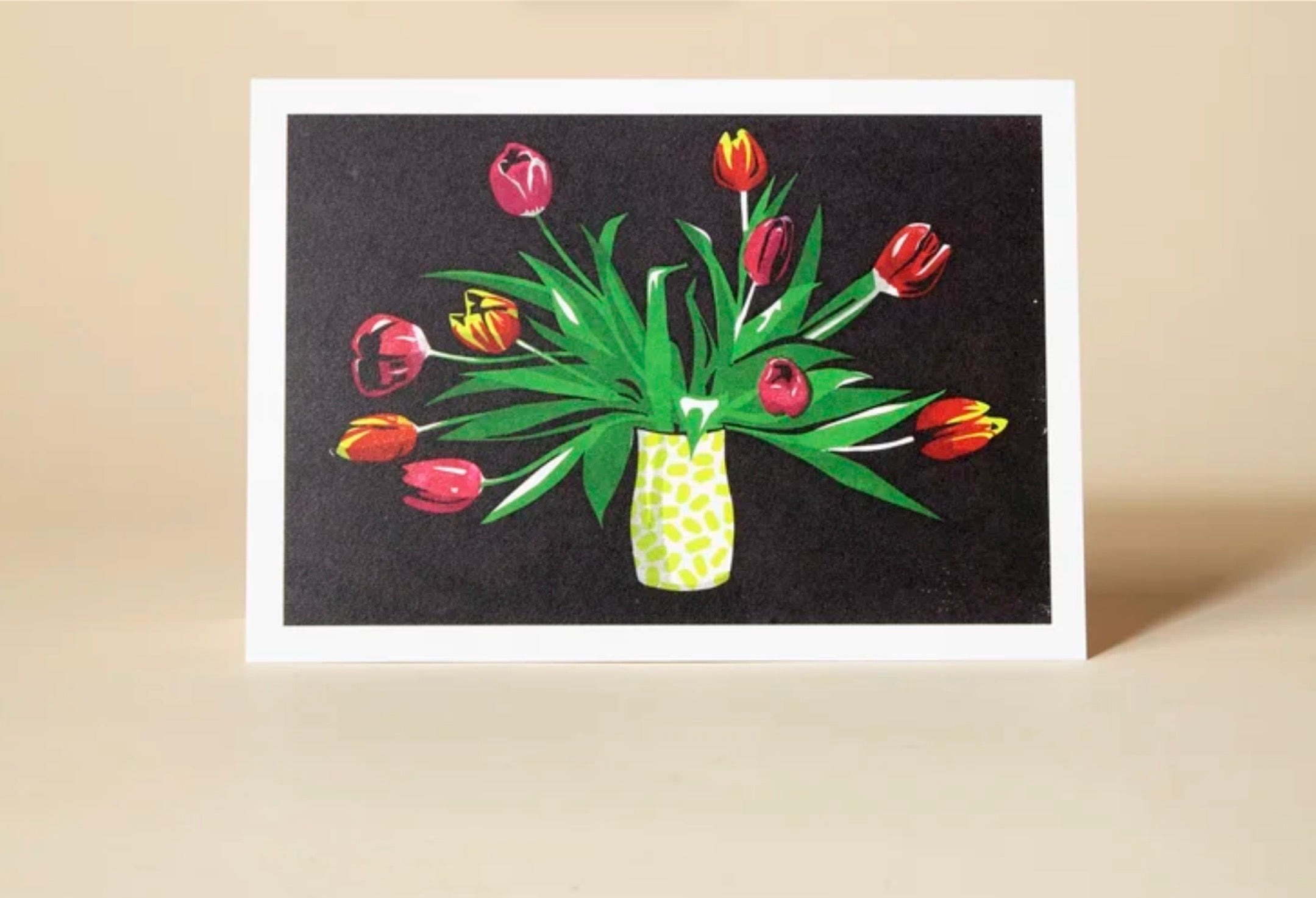 Greetings Card-Tulip