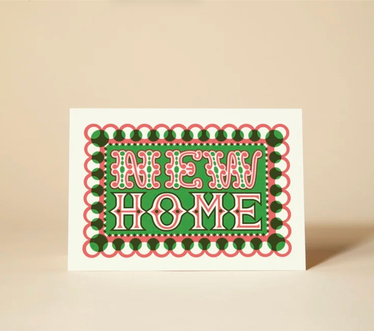 Greetings Card Pressed and Folded -New Home