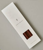 True Grace 12 Luxury Boxed Dinner Candles -Berry Red