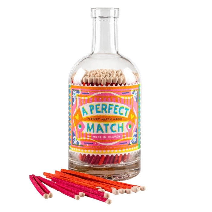 "Perfect Match" Long matches in a bottle