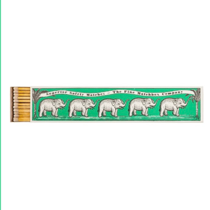 Archivist Long Matchbox Elephants