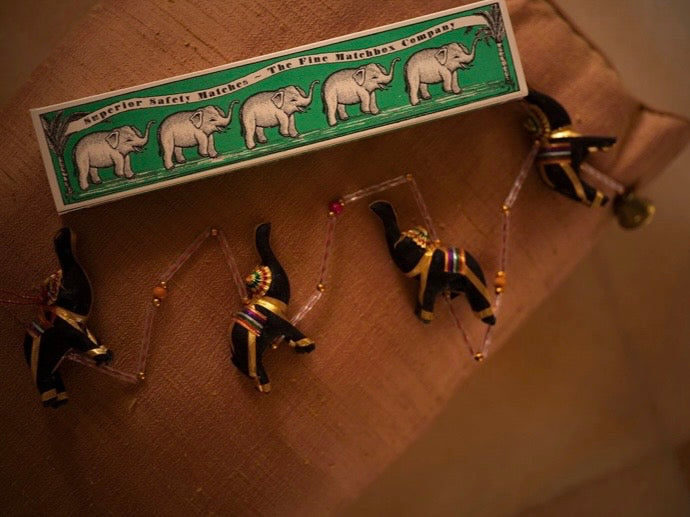 Archivist Long Matchbox Elephants