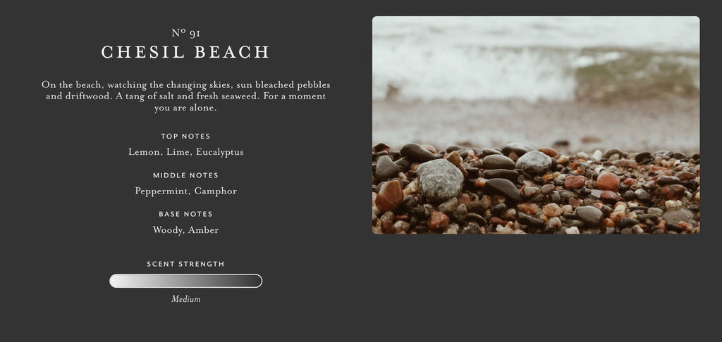 Chesil Beach Village Classic Candle
