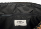 Frill Leopard Print Clutch/ Makeup Bag