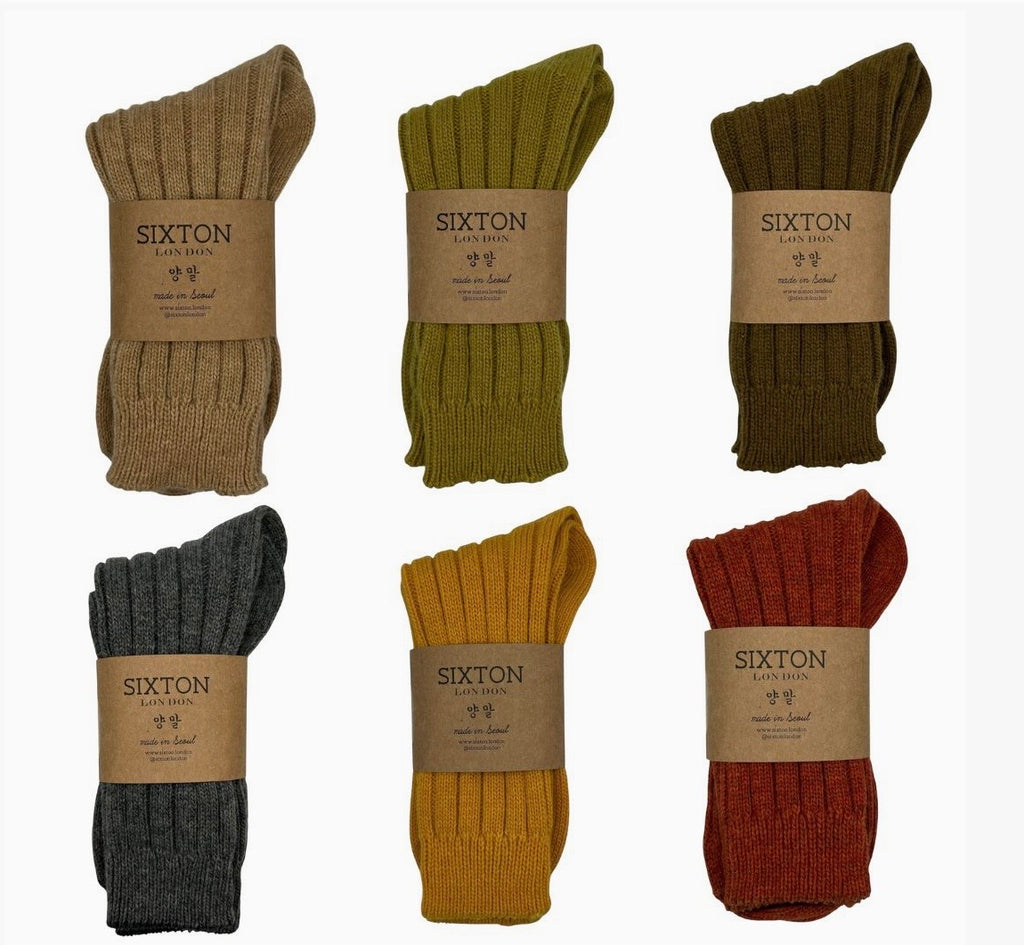 Cashmere/Wool Pair of Cosy Socks -Grey