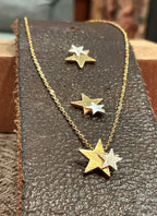 Star Jewellery Set/ Necklace and Earrings