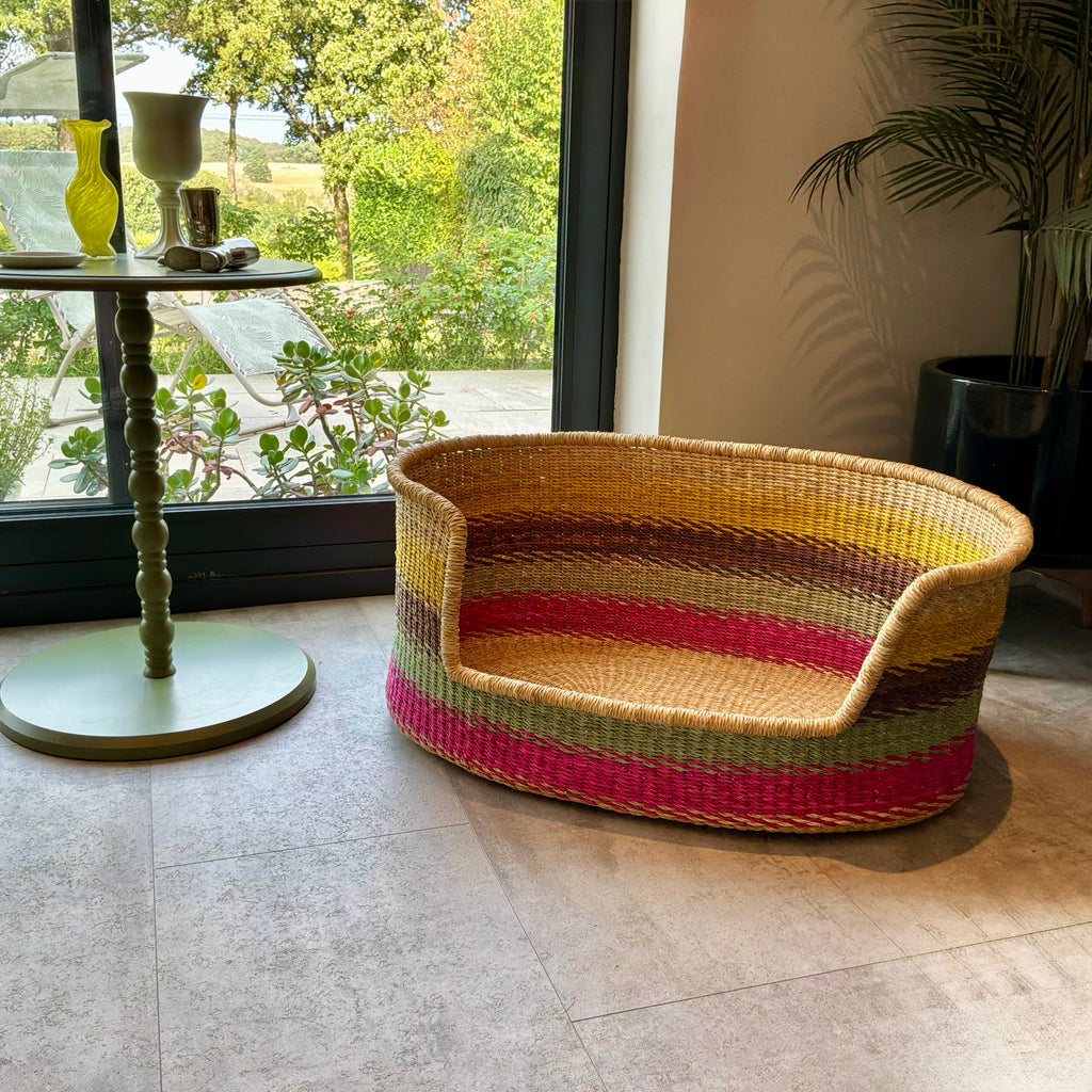 Hand Woven Premium dog bed by FraFra Large
