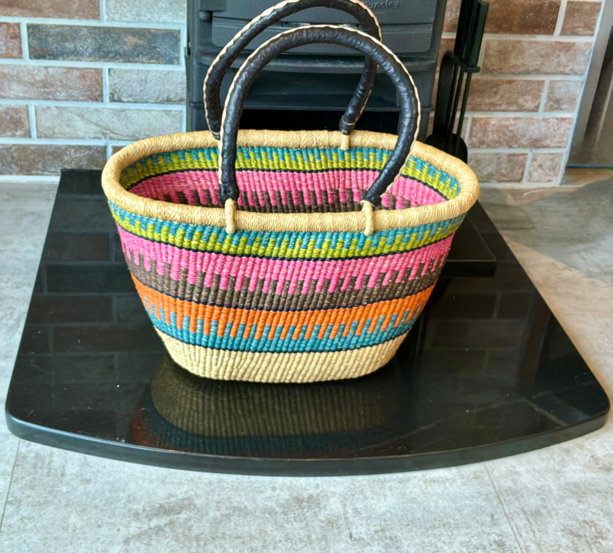 Gambigo Handwoven Basket by FraFra Collective