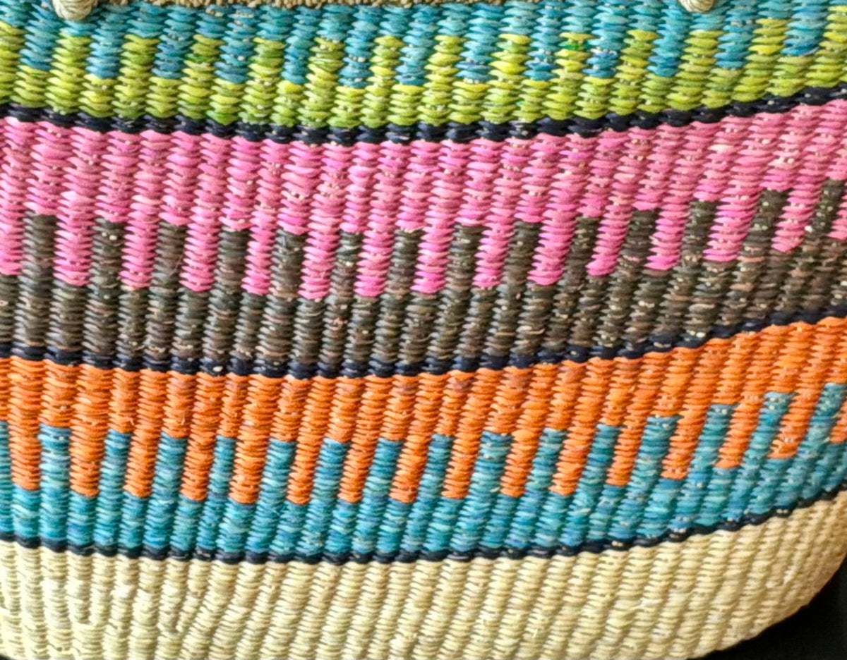 Gambigo Handwoven Basket by FraFra Collective