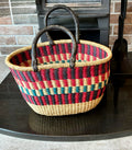 Handwoven Oval Shopping Basket by FraFra Collective