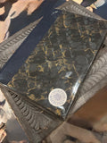 Compton Marbling A5 Lined Hardback Journal, Midnight Blue With Metallic Gold