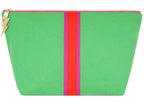 Vibrant Green Large Lucky Stripe Bag