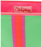 Vibrant Green Large Lucky Stripe Bag