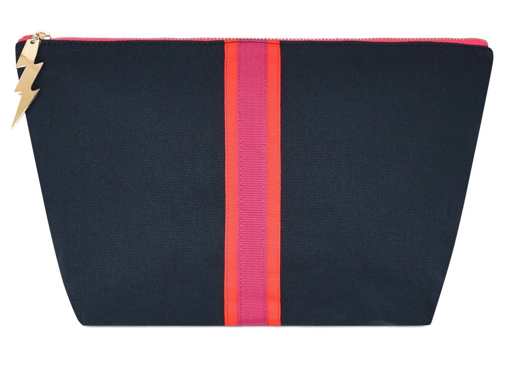 Large Lucky Stripe Bag - Navy
