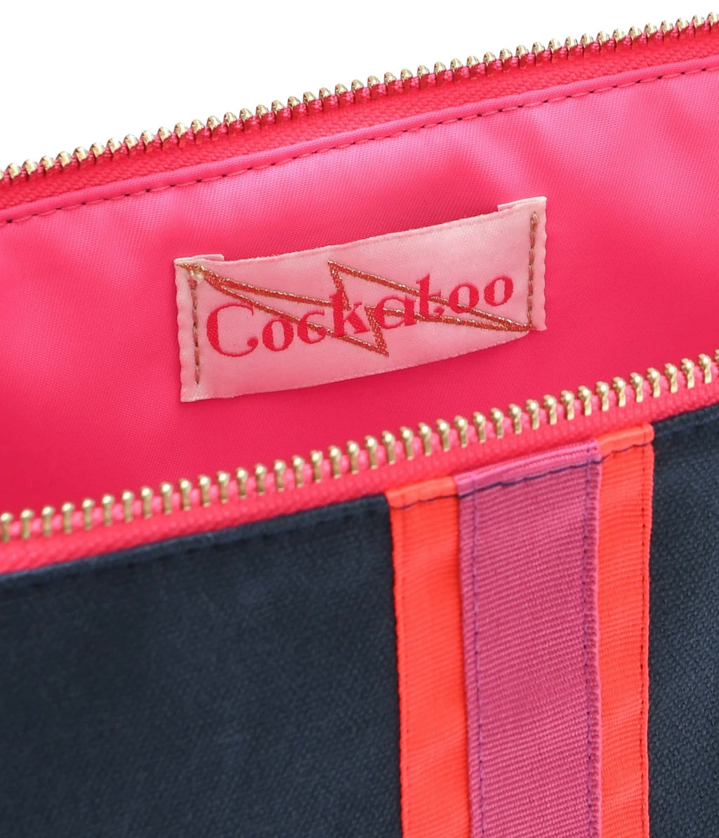 Large Lucky Stripe Bag - Navy
