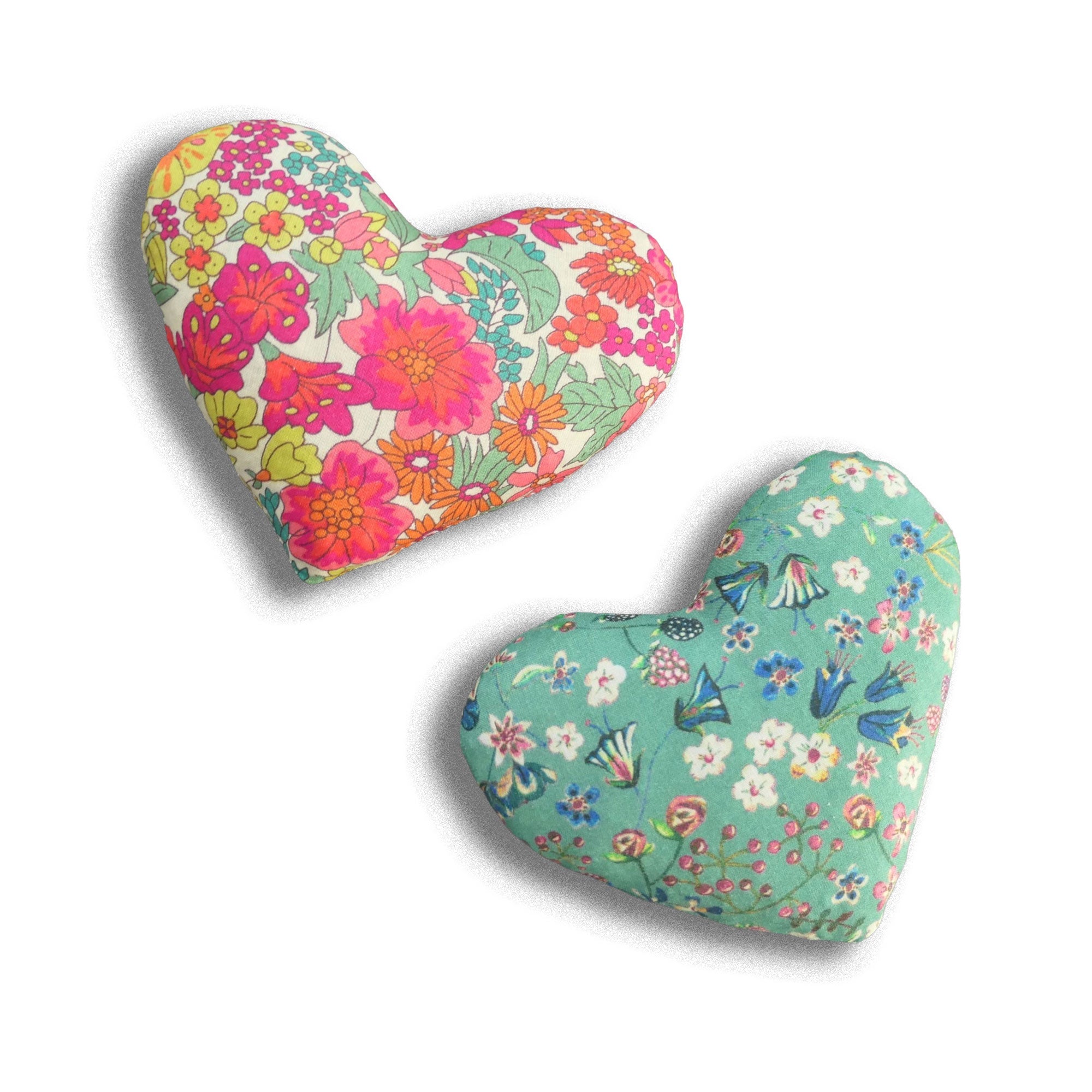 Lavender hearts, Young at Heart print, loose