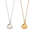 Tiny shell charm necklace