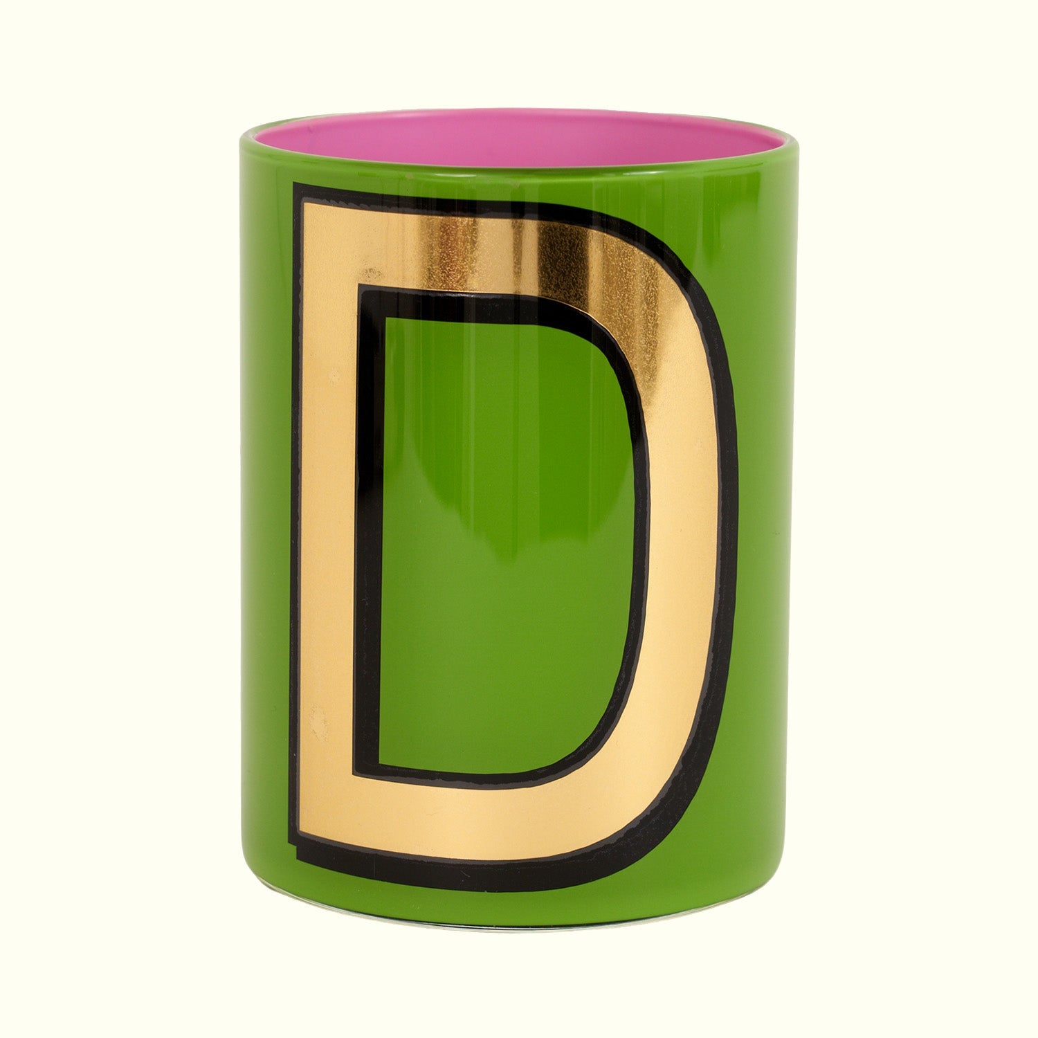 Alphabet Brush Pot letter D