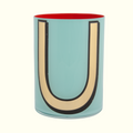 Alphabet Brush Pot letter U