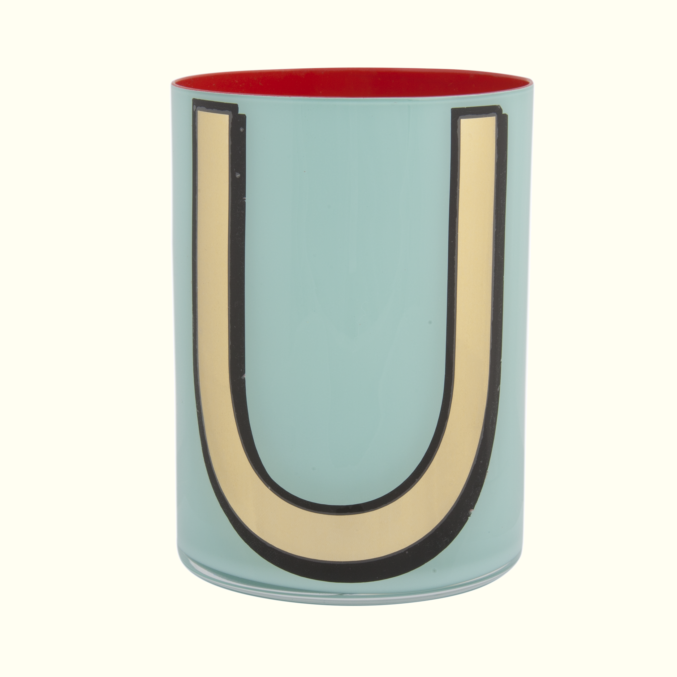 Alphabet Brush Pot letter U