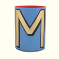 Alphabet Brush Pot letter M