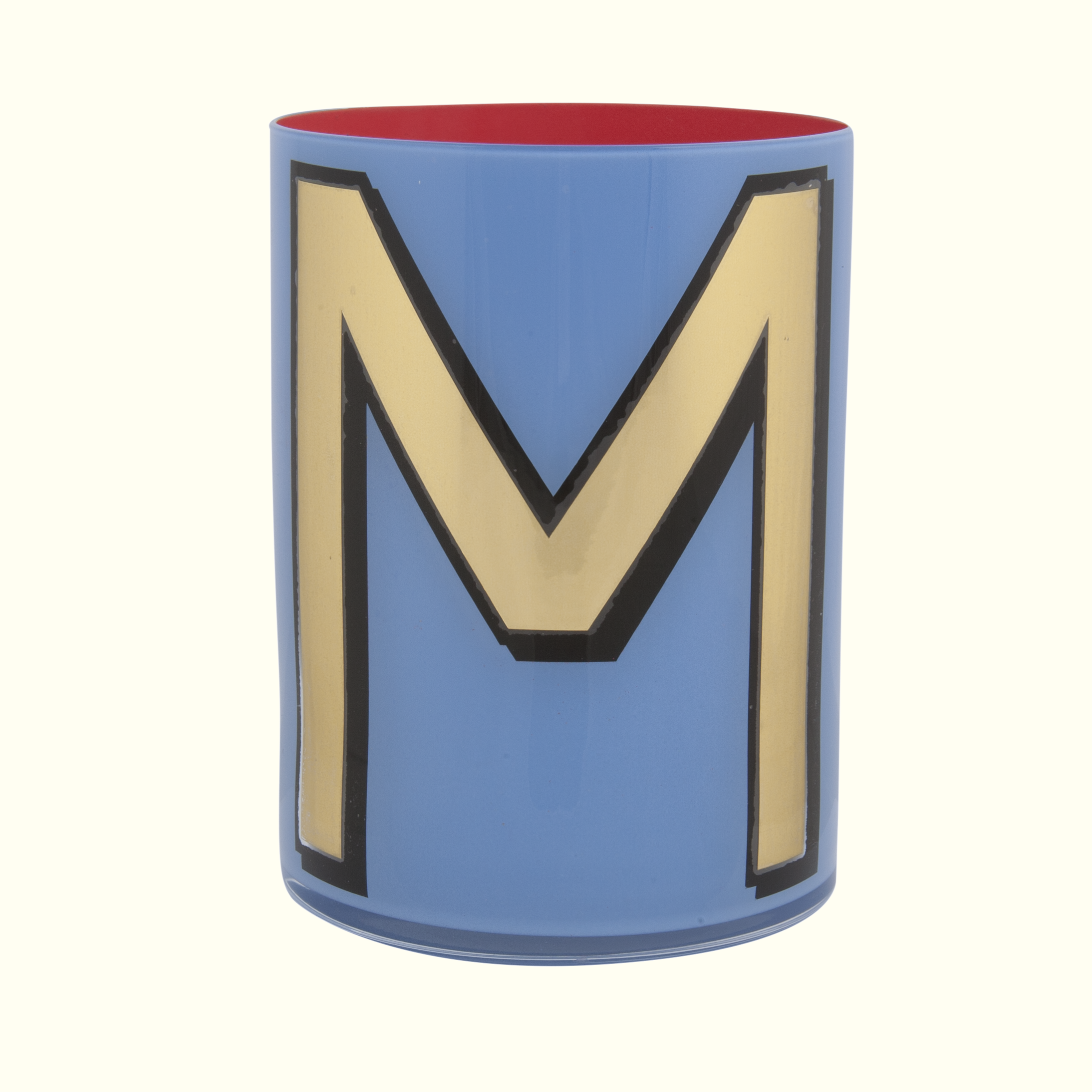 Alphabet Brush Pot letter M