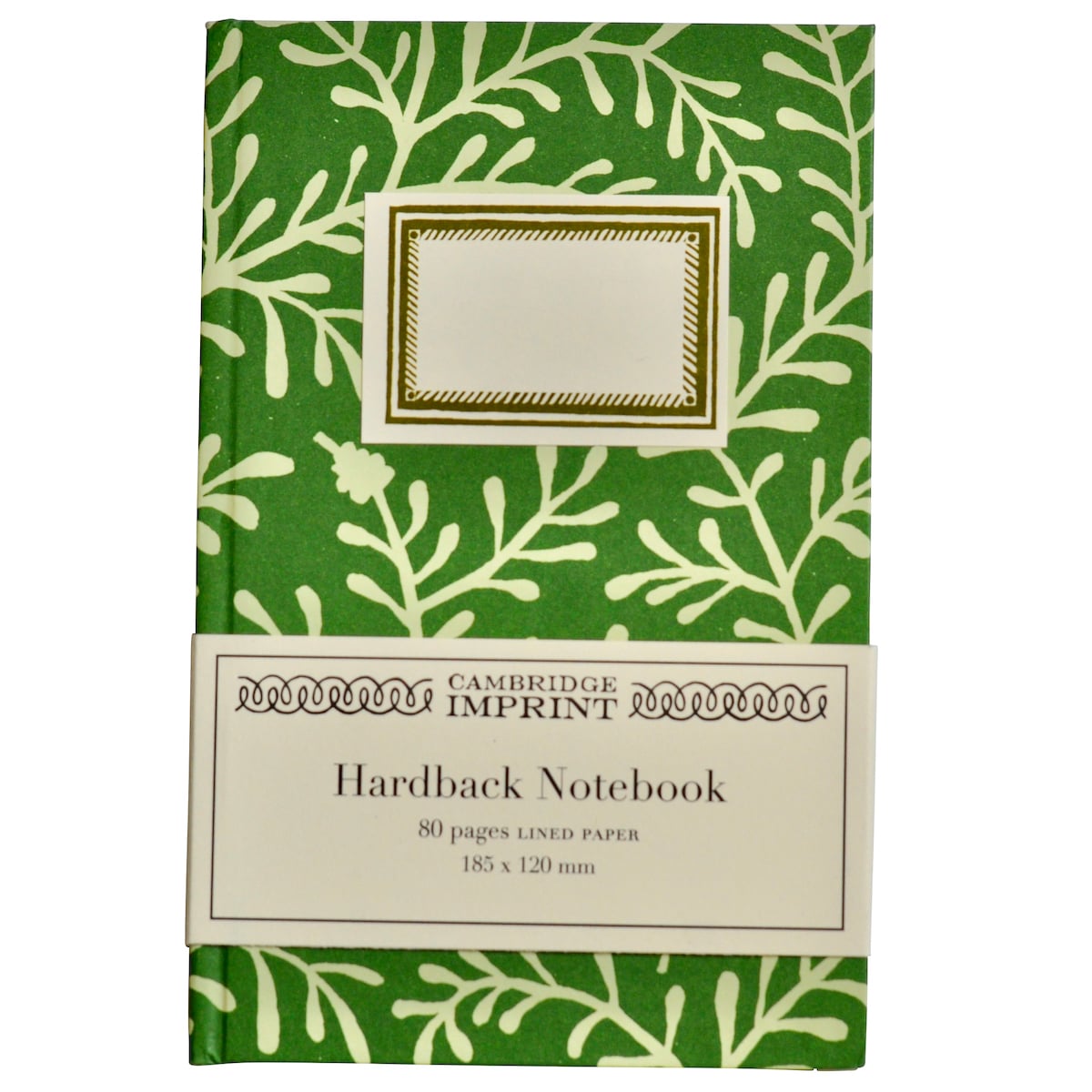 Hardback Notebook Sprig Pea Green (Lined)