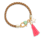 Twist of Fete Brown bracelet